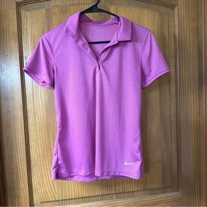 Nike Women's Short Sleeve Pink Polo